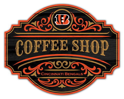 Fan Creations Home Decor Cincinnati Bengals Coffee Tavern Sign 24in
