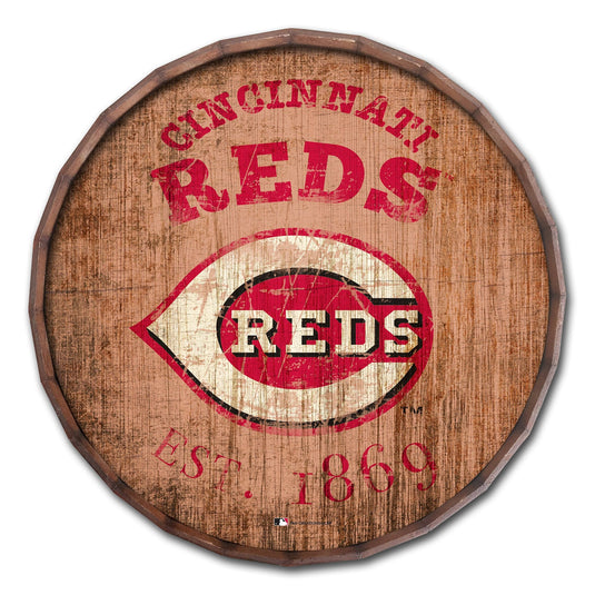 Fan Creations Home Decor Cincinnati Reds  24in Established Date Barrel Top