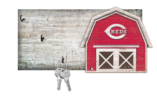 Fan Creations Wall Decor Cincinnati Reds Barn Keychain Holder