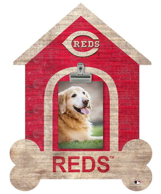 Fan Creations Clip Frame Cincinnati Reds Dog Bone House Clip Frame