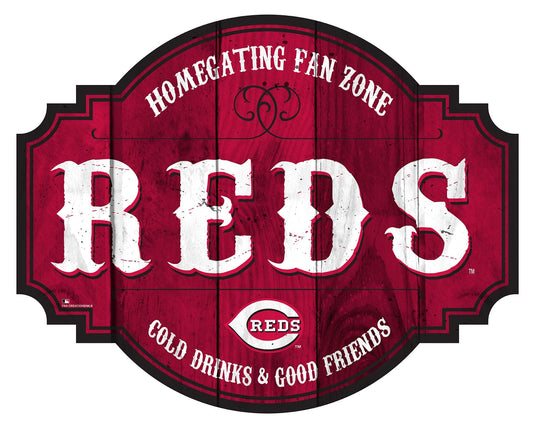 Fan Creations Home Decor Cincinnati Reds Homegating Tavern 12in Sign