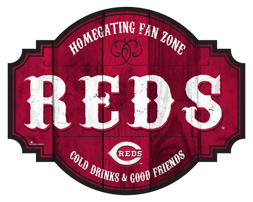 Fan Creations Home Decor Cincinnati Reds Homegating Tavern 24in Sign