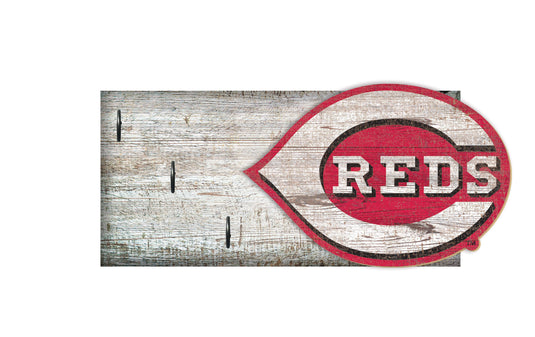 Fan Creations Wall Decor Cincinnati Reds Key Holder 6x12