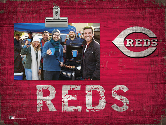 Fan Creations Desktop Stand Cincinnati Reds Team Clip Frame