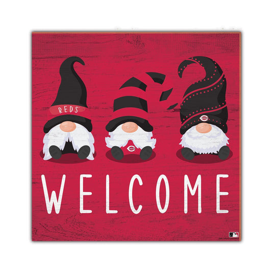 Fan Creations Home Decor Cincinnati Reds   Welcome Gnomes
