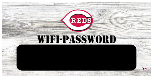Fan Creations 6x12 Horizontal Cincinnati Reds Wifi Password 6x12 Sign