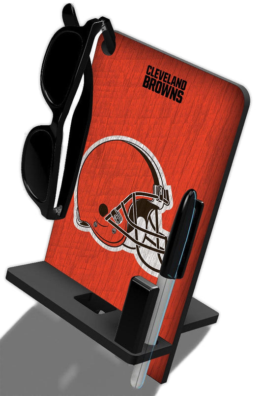 Fan Creations Wall Decor Cleveland Browns 4 In 1 Desktop Phone Stand