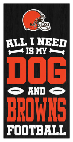 Fan Creations Home Decor Cleveland Browns All I Need Is My Dog & Football