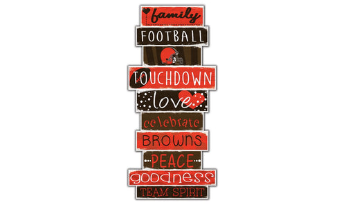 Fan Creations Wall Decor Cleveland Browns Celebration Stack 24