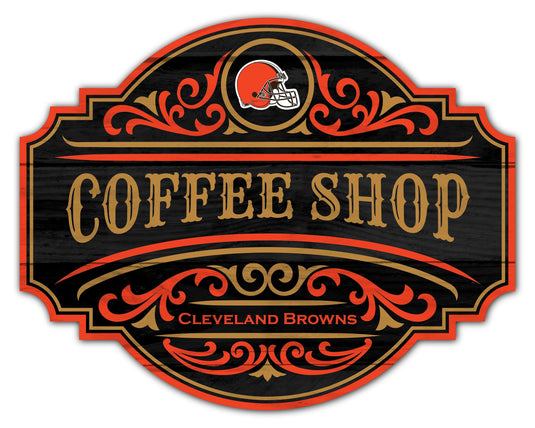Fan Creations Home Decor Cleveland Browns Coffee Tavern Sign 24in