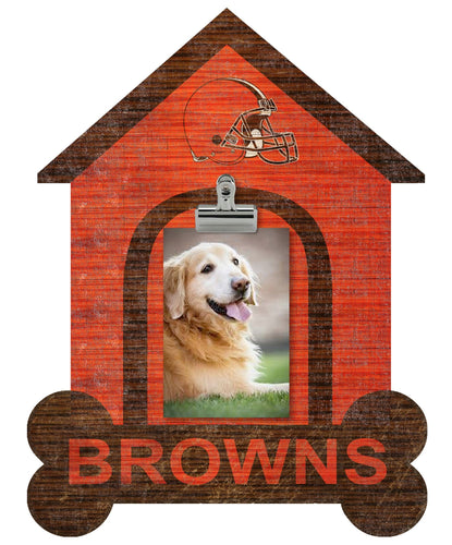 Fan Creations Clip Frame Cleveland Browns Dog Bone House Clip Frame