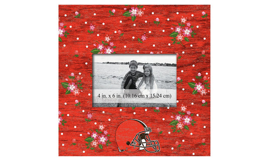 Fan Creations 10x10 Frame Cleveland Browns Floral 10x10 Frame