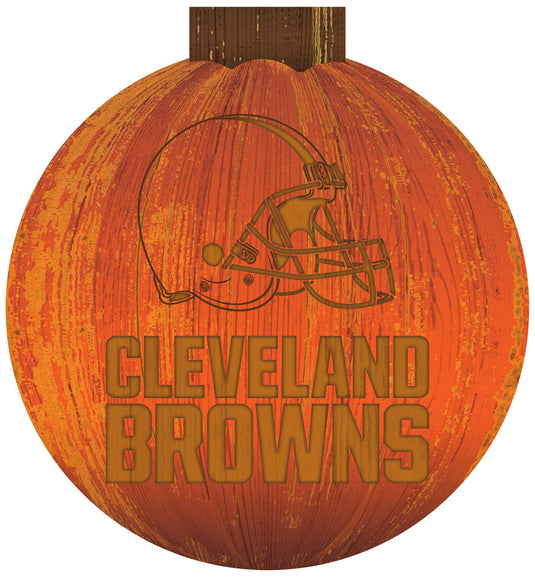 Fan Creations Decor Furniture Cleveland Browns Halloween Wall Art 12in