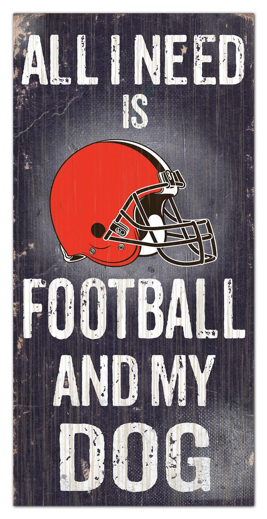 Fan Creations 6x12 Sign Cleveland Browns My Dog 6x12 Sign
