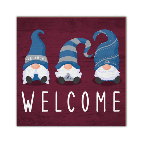 Fan Creations Home Decor Colorado Avalanche   Welcome Gnomes
