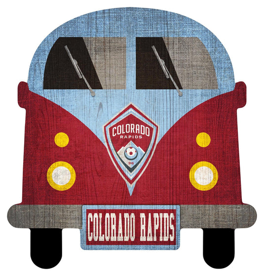 Fan Creations Team Bus Colorado Rapids 12" Team Bus Sign