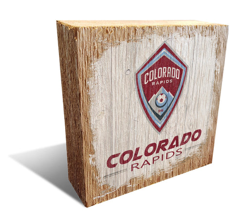 Fan Creations Desktop Stand Colorado Rapids Team Logo Block
