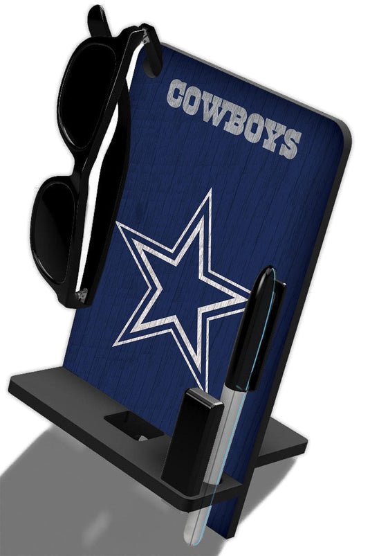 Fan Creations Wall Decor Dallas Cowboys 4 In 1 Desktop Phone Stand