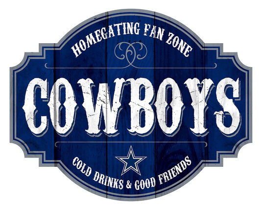 Fan Creations Home Decor Dallas Cowboys Homegating Tavern 12in Sign