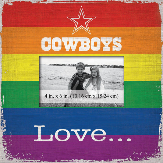 Fan Creations Home Decor Dallas Cowboys  Love Pride 10x10 Frame