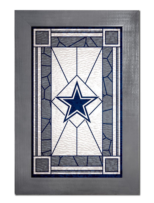 Fan Creations Home Decor Dallas Cowboys   Stained Glass 11x19