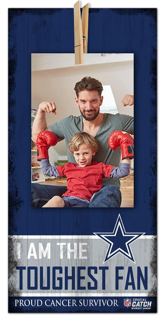 Fan Creations Home Decor Dallas Cowboys Toughest Fan Clothespin 6x12