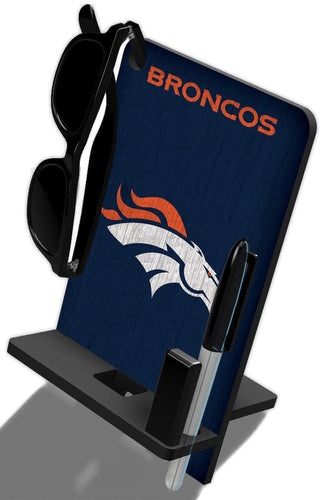 Fan Creations Wall Decor Denver Broncos 4 In 1 Desktop Phone Stand