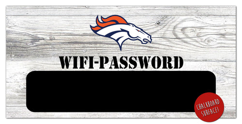 Fan Creations 6x12 Horizontal Denver Broncos Wifi Password 6x12 Sign
