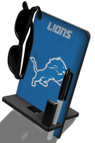 Fan Creations Wall Decor Detroit Lions 4 In 1 Desktop Phone Stand