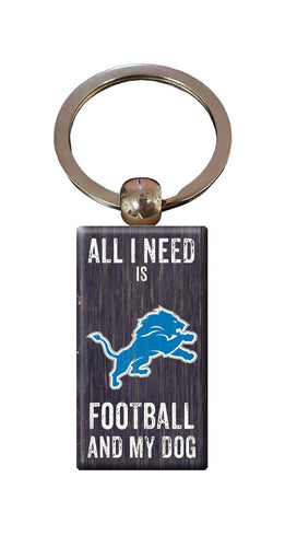 Fan Creations Home Decor Detroit Lions  All I Need Keychain