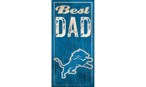 Fan Creations Wall Decor Detroit Lions Best Dad Sign