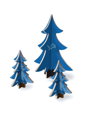 Fan Creations Holiday Home Decor Detroit Lions Desktop Tree Set