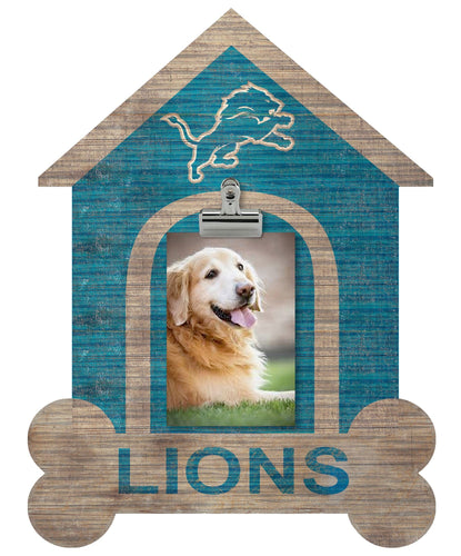 Fan Creations Clip Frame Detroit Lions Dog Bone House Clip Frame