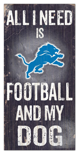 Fan Creations 6x12 Sign Detroit Lions My Dog 6x12 Sign