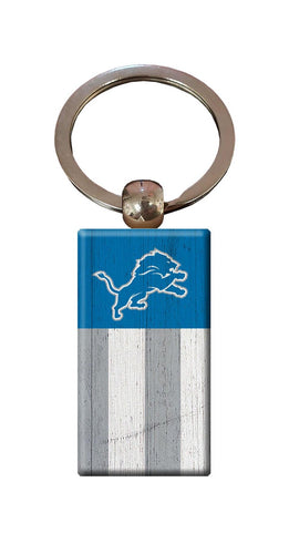 Fan Creations Home Decor Detroit Lions  Rectangle Flag Keychain