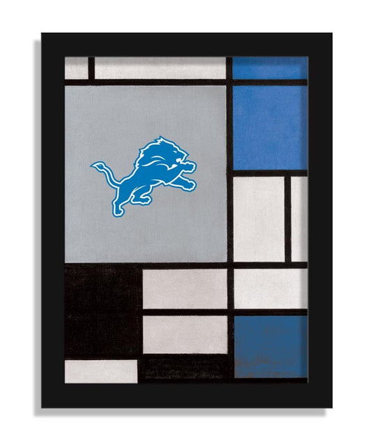 Fan Creations Wall Decor Detroit Lions Team Composition 12x16