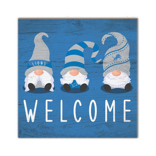 Fan Creations Home Decor Detroit Lions   Welcome Gnomes