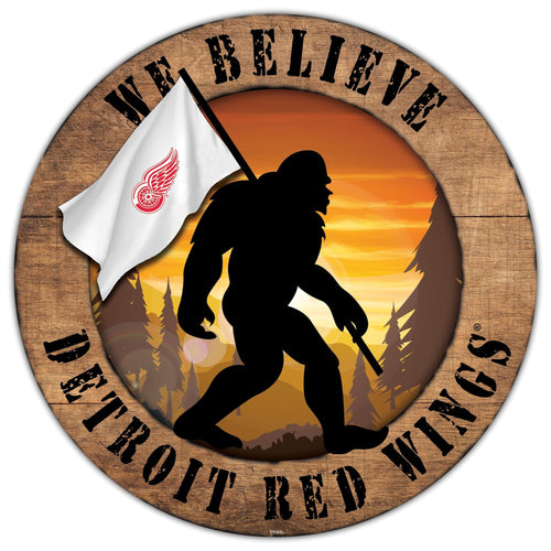 Fan Creations Wall Decor Detroit Red Wings Bigfoot 12in Circle