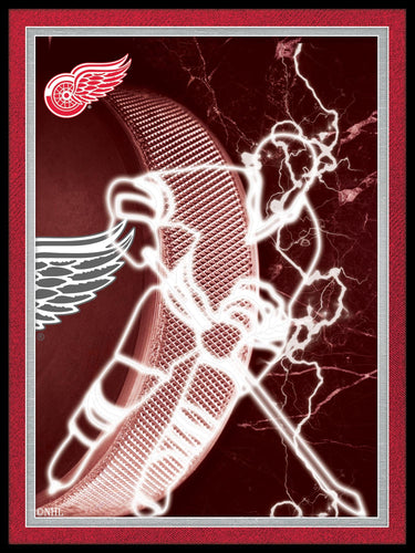 Fan Creations Wall Decor Detroit Red Wings Neon Player 12x16