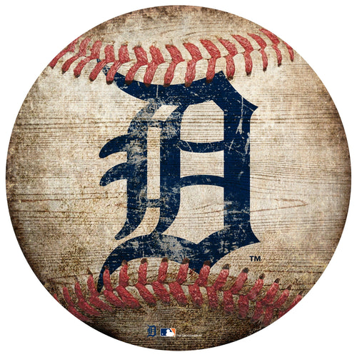 Fan Creations Wall Decor Detroit Tigers 12in Baseball Shaped Sign