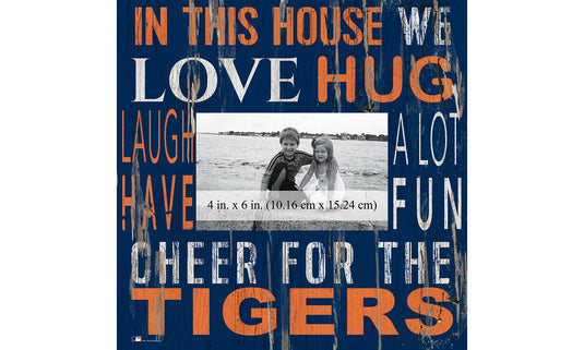 Fan Creations Home Decor Detroit Tigers  In This House 10x10 Frame