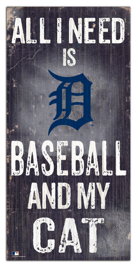 Fan Creations 6x12 Sign Detroit Tigers My Cat 6x12 Sign