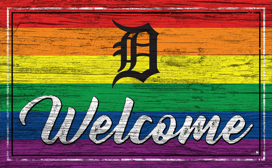 Fan Creations Home Decor Detroit Tigers  Welcome Pride 11x19