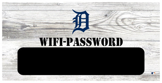 Fan Creations 6x12 Horizontal Detroit Tigers Wifi Password 6x12 Sign