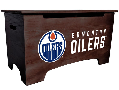 Fan Creations Home Decor Edmonton Oilers Logo Storage Box