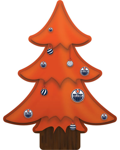 Fan Creations Desktop Tree Edmonton Oilers Team Color Desktop Tree 12in