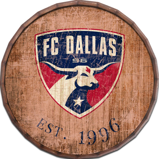 Fan Creations Home Decor FC Dallas  24in Established Date Barrel Top