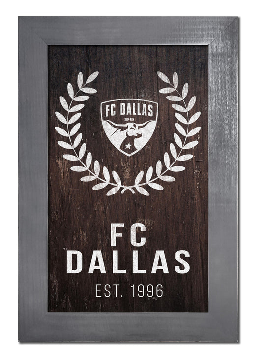 Fan Creations Home Decor FC Dallas   Laurel Wreath 11x19