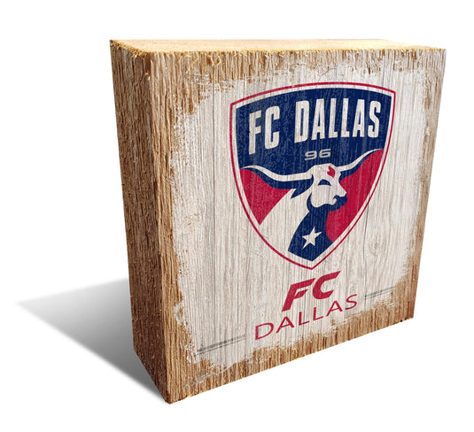 Fan Creations Desktop Stand FC Dallas Team Logo Block