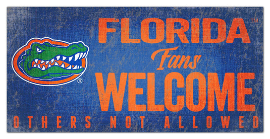 Fan Creations 6x12 Sign Florida Fans Welcome Sign